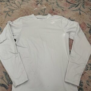 White Long Sleeve Men's Shirt